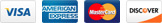 Visa, American Express, Master Card, Discover